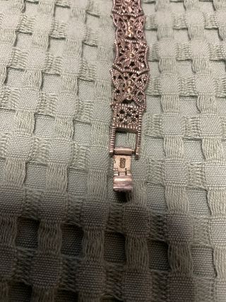 Reloj de plata envejecida