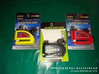 Blocca disco con allarme