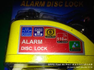 Blocca disco con allarme