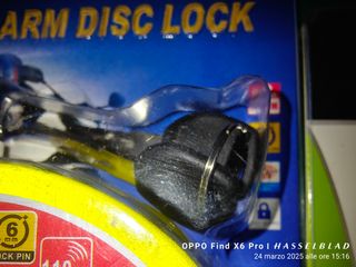 Blocca disco con allarme