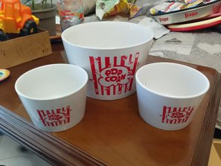 Cestini di ceramica per popcorn 