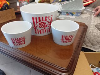 Cestini di ceramica per popcorn 