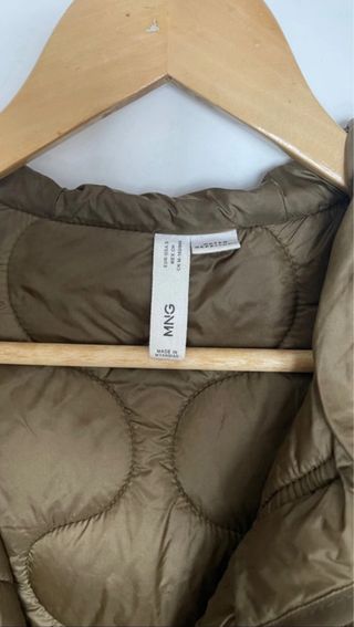 Anorak largo acolchado Mango mujer