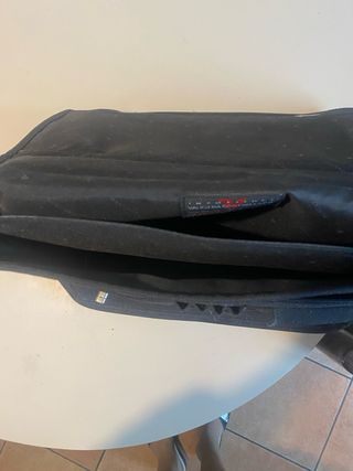 Borsa valigetta laboro in tessuto nera Roncato