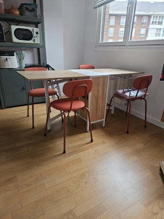 Mesa plegable extensible comedor cocina 