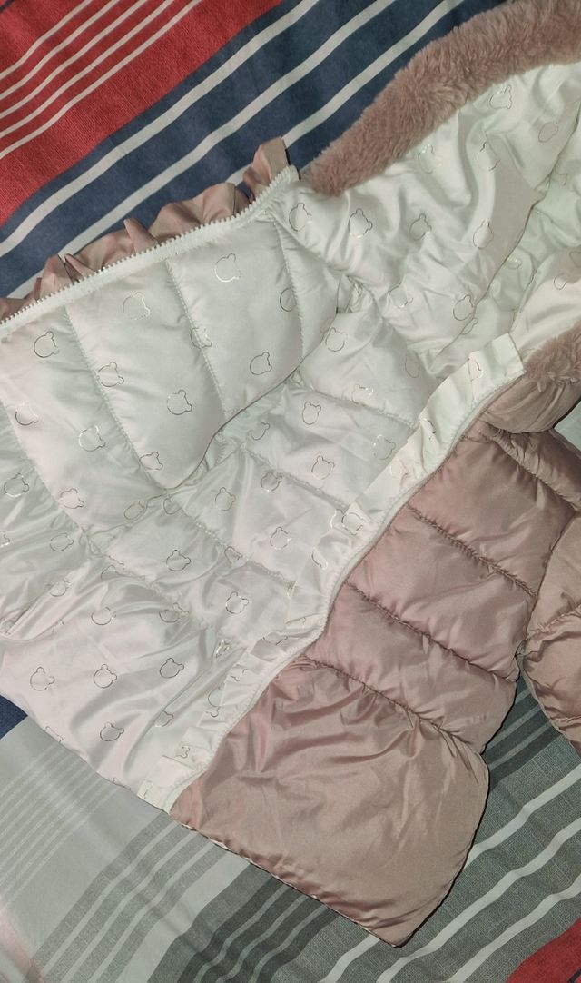 Piumino reversibile bambina