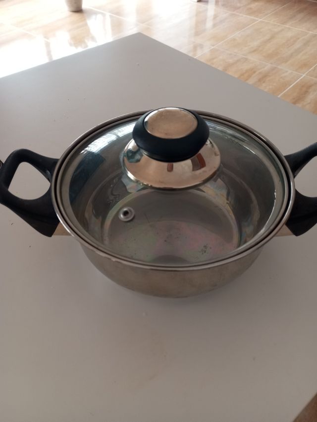 Cacerola INOX 18 con tapa