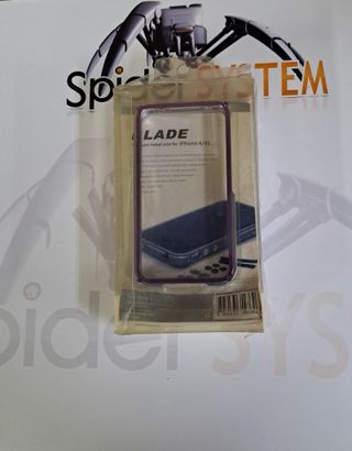 Custodia in metallo per iPhone 4/4s ROSA/ARGENTO