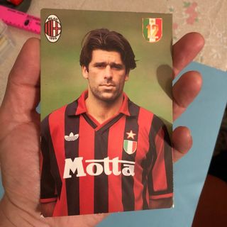 Cartolina AC Milan 1992-93 Evani 9,5x14,5
