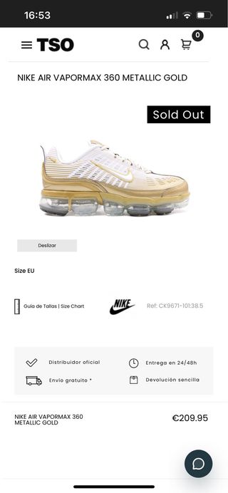 Nike Air Vapormax 360 exclusivas 