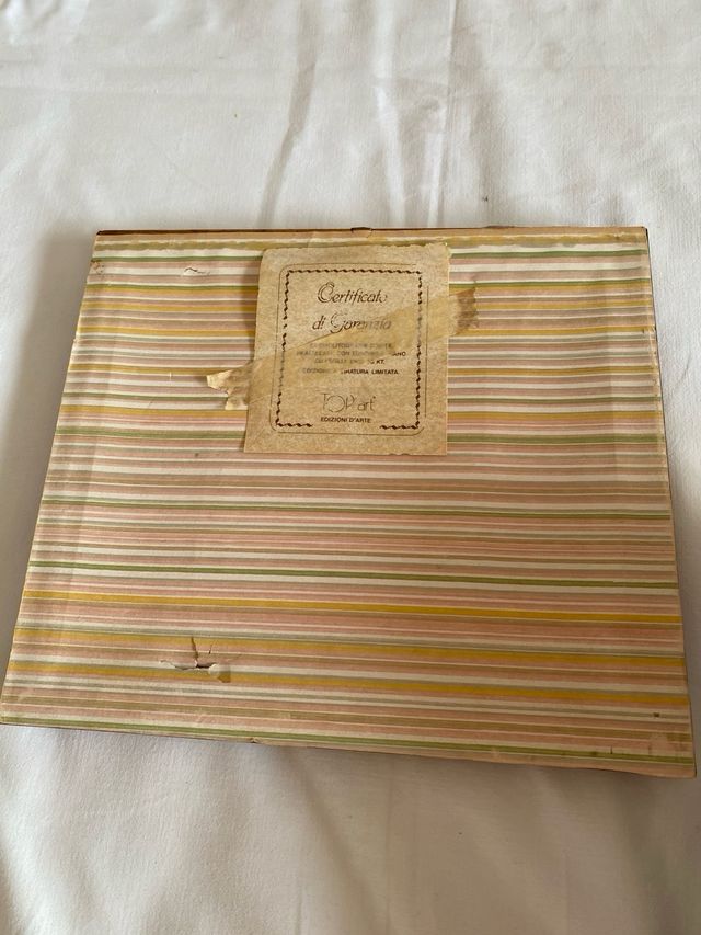 Quadretto in foglia d’oro 18 K tiratura limitata