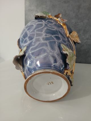Vaso in Ceramica Porcellana Vintage Fiori 33cm In 