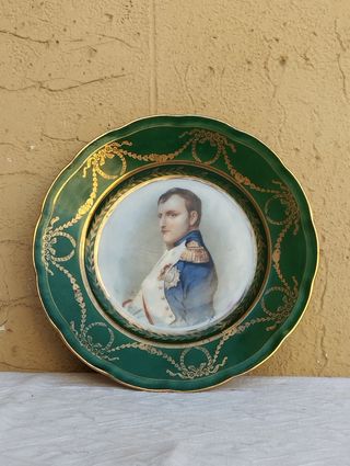 Piatto parata vintage in ceramica Ginori Napoleone