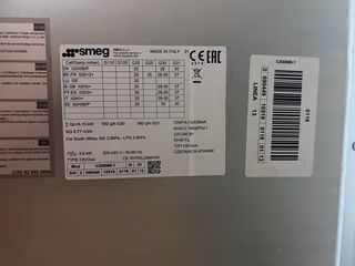 Cocina Smeg Nueva - horno eléctrico/fuegos de gas