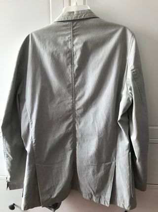 Americana beige, hombre