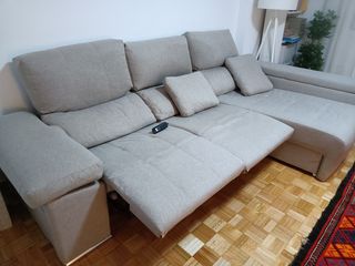 Sofa eléctrico con chaise lounge