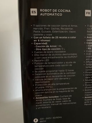 Robot de cocina automático multifunción SOGO.