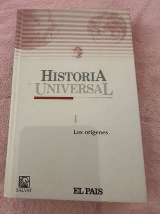 Historia Universal 1. Los Origenes libro