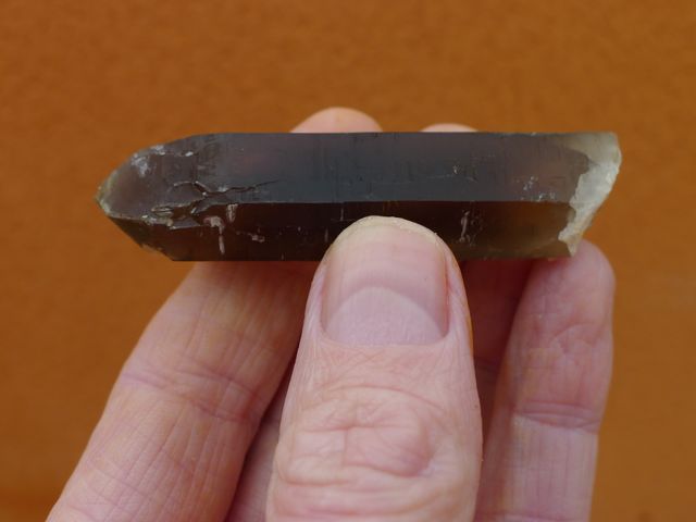 Quarzo fumé* Sils, Massabe, Spagna 7,2 x 1,8 cm