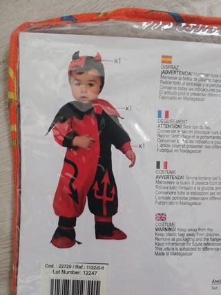 Disfraz diablillo 