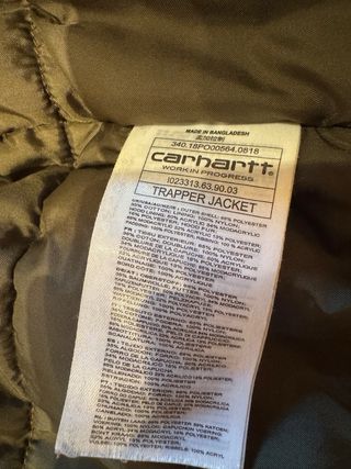 Cazadora marca carhartt