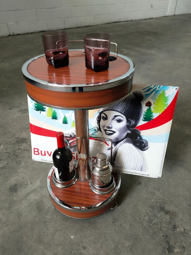 Mesa Auxiliar Mid Century