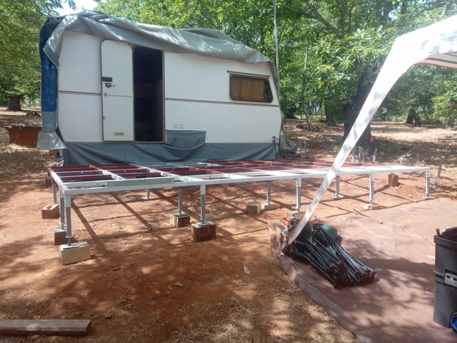 Tarima para terraza, caravana, chiringuito, etc...