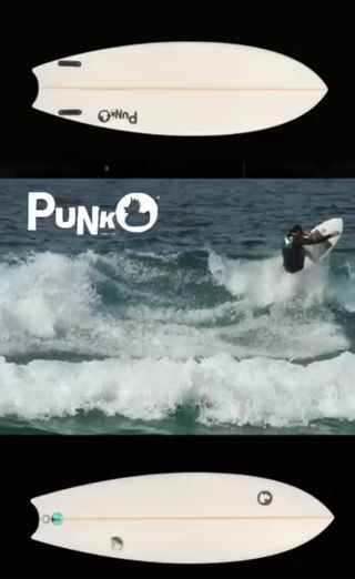 Tabla de surf twin fin Punko 28.7L