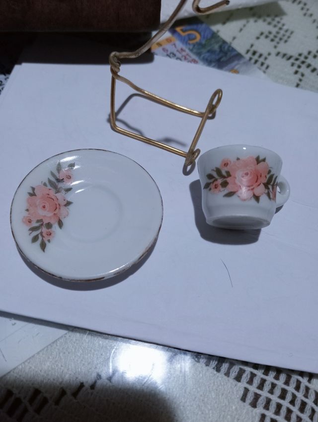 Mini piatto e mini tazza