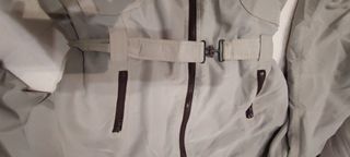 Chaquetón Sky beig y marrón