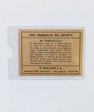 CASSIUS CLAY 48 ASES MUNDIALES DEL DEPORTE