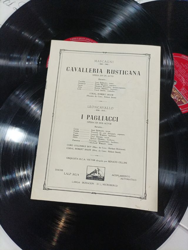 CAVALLERIA RUSTICANA ,I PAGLIACCI