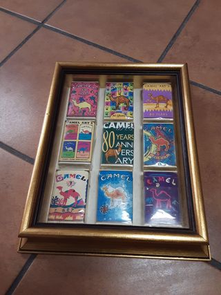 Cuadros con publicidad CAMEL antiguas