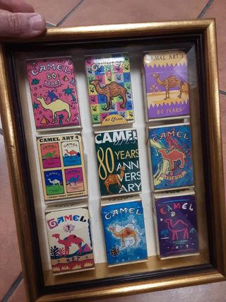 Cuadros con publicidad CAMEL antiguas