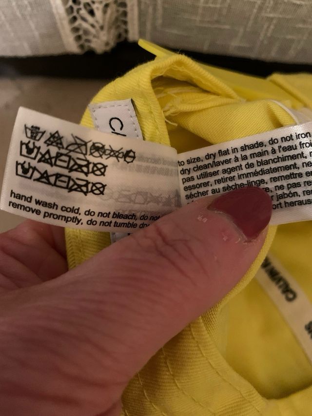 Calvin Klein Jeans cappellino giallo