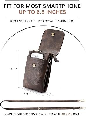 BOSTANTEN Bolso Para Movil Mujer Para Colgar.