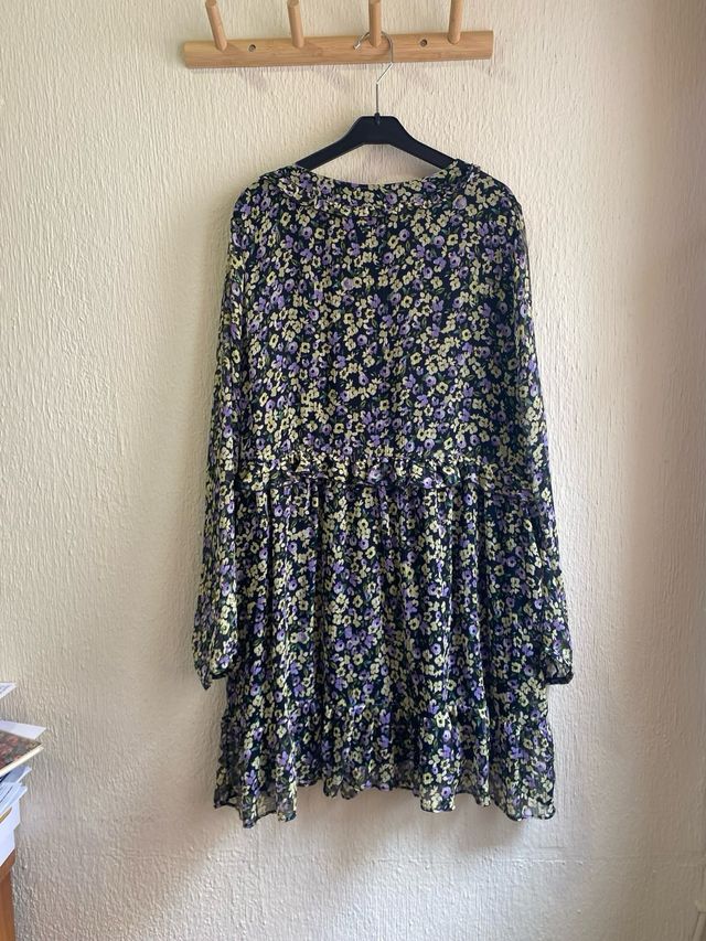 Vestido estampado flores 