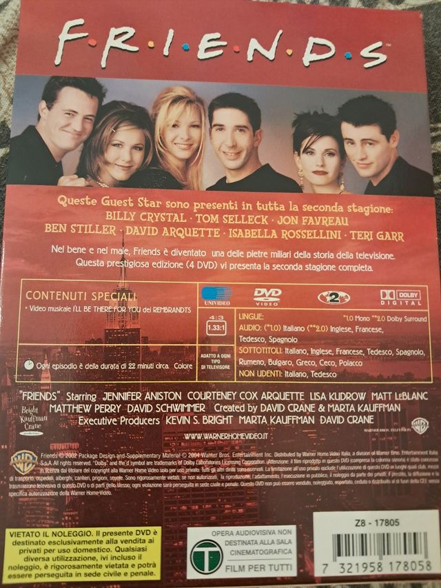 DVD 2 stagione Friends
