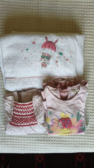 CONJUNTO ROPA BEBE NIÑA