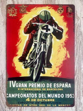 Cartel motociclismo