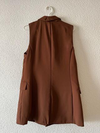 Chaleco traje marron