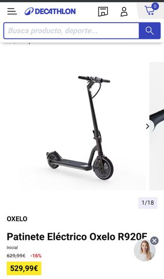 Patinete electrico Oxelo R920E 