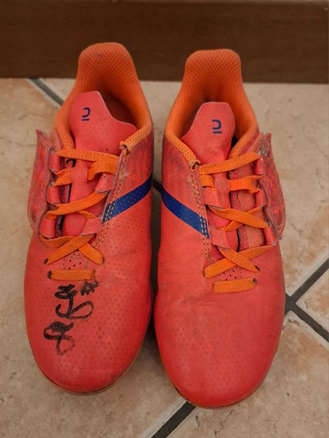 Scarpe da calcio autografate