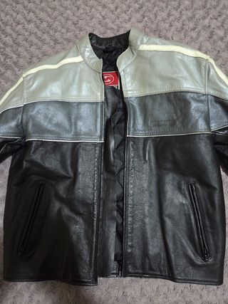 Chaqueta moto de cuero