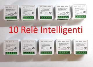 10PZ INTERRUTTOR SMART SWITCH MINI WIFI Smart Life