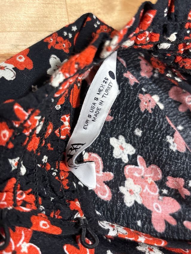 Vestido zara talla S