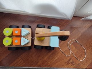 Camion gru trasporti legno magneti