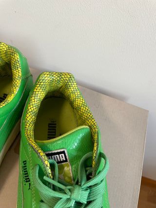 Zapatilla Puma de invierno, tipo cocodrilo "verdes