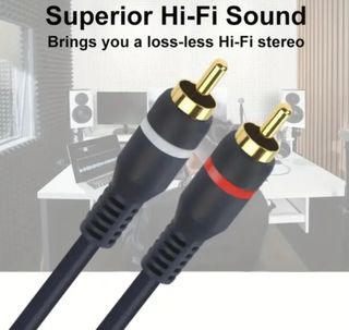 Cable Doble RCA de Alta Calidad HI-FI Para Sonido