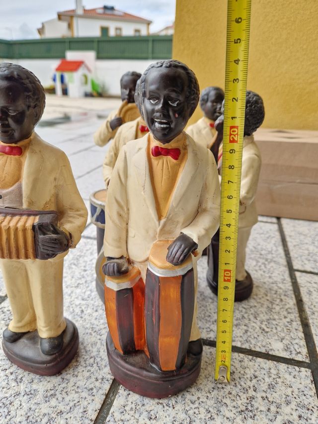 Figuras Jazz cerâmica vintage